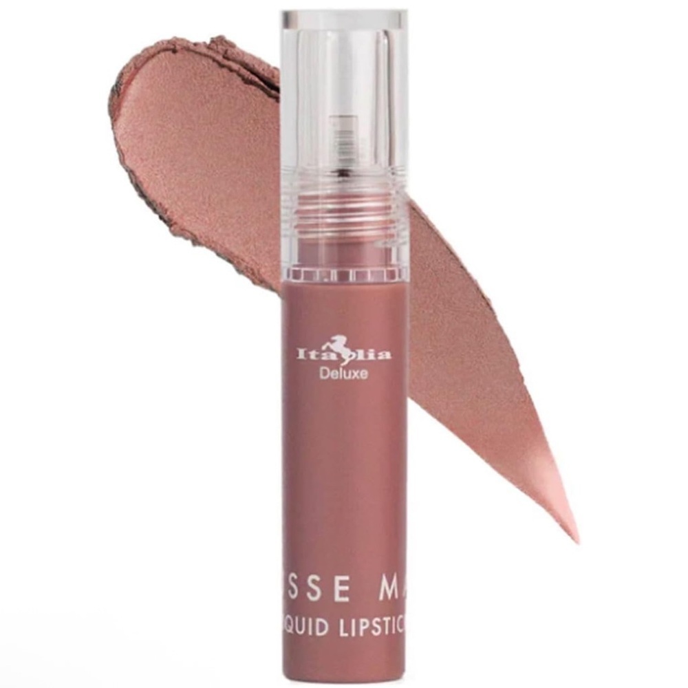 Italia Deluxe Mousse Matte Liquid Lipstick 05 Naked Neutral Velvet Finish New